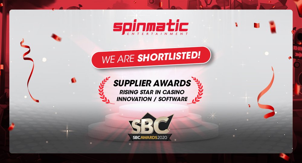 Spinmatic is shortlisted at the SBC Awards! | Spinmatic